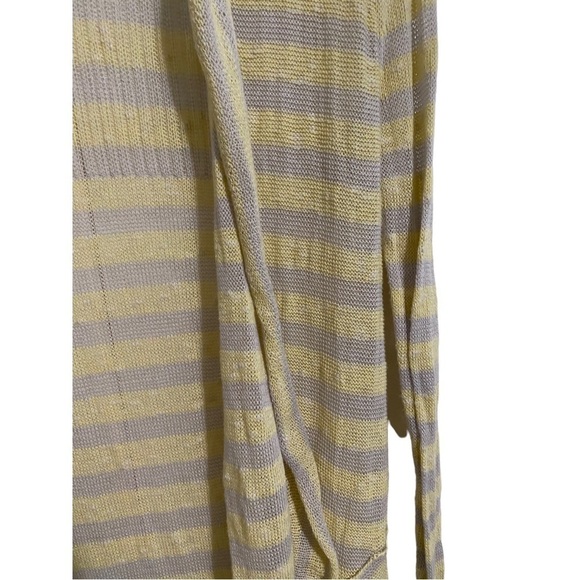 Free People Women's Stone/Beige/Yellow Cotton Cardigan Duster I Size: XS - Picture 3 of 9